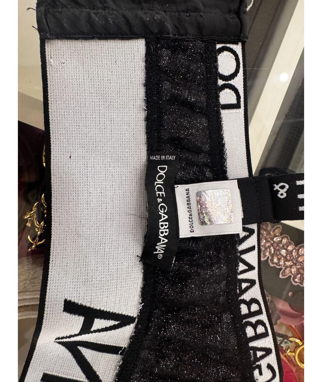 DOLCE&GABBANA Черный бюстгалтеры, фото 3