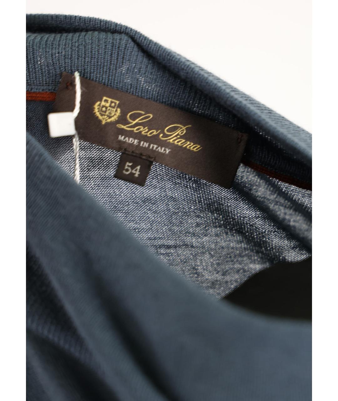 LORO PIANA Серый шерстяной джемпер / свитер, фото 3