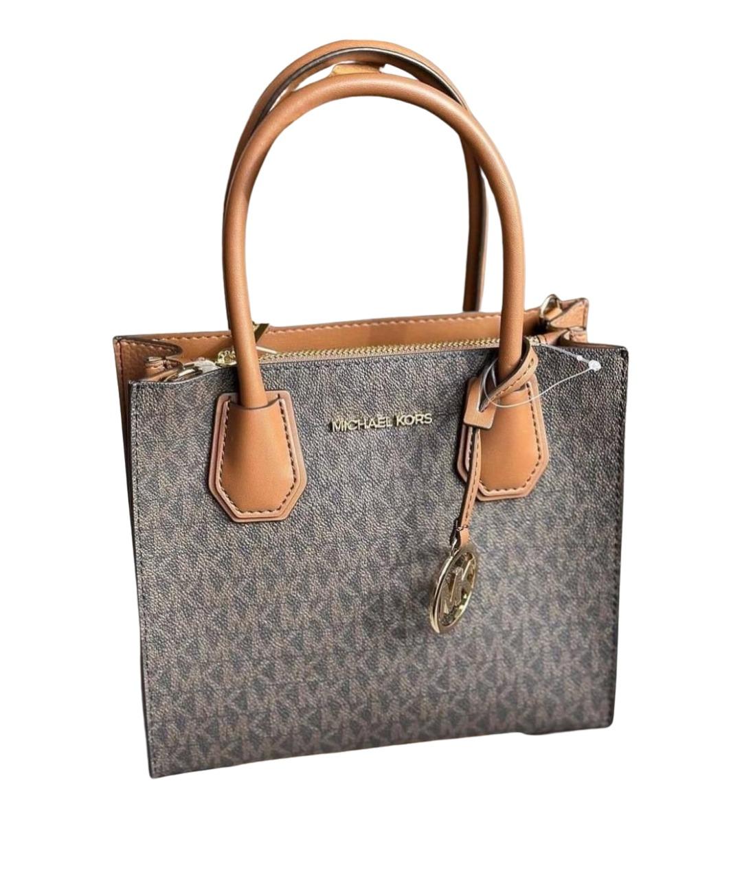 MICHAEL KORS Коричневая сумка с короткими ручками, фото 1