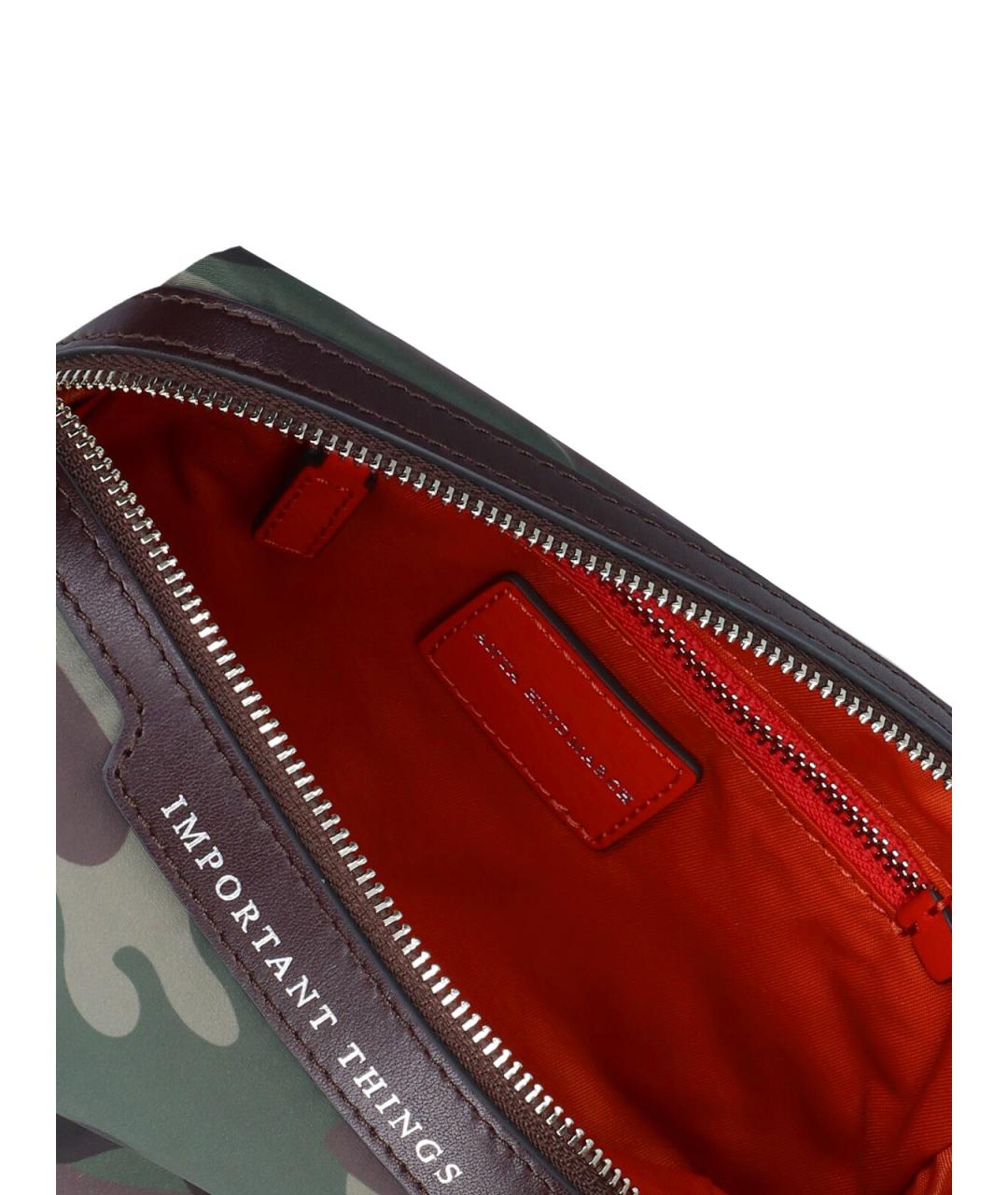ANYA HINDMARCH Зеленая синтетическая сумка тоут, фото 4