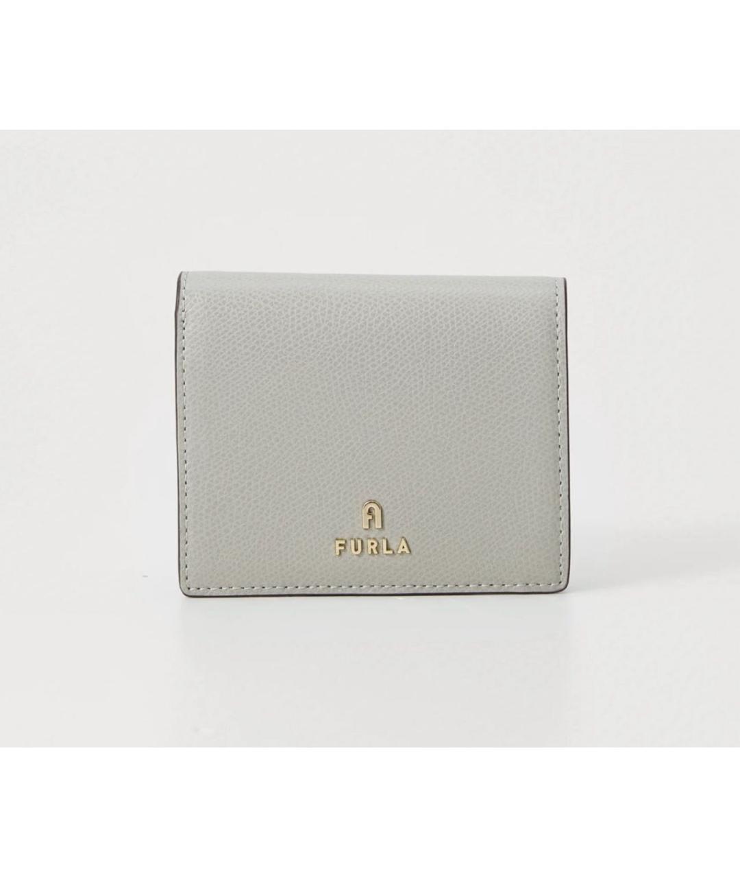FURLA Бежевый кожаный кошелек, фото 5