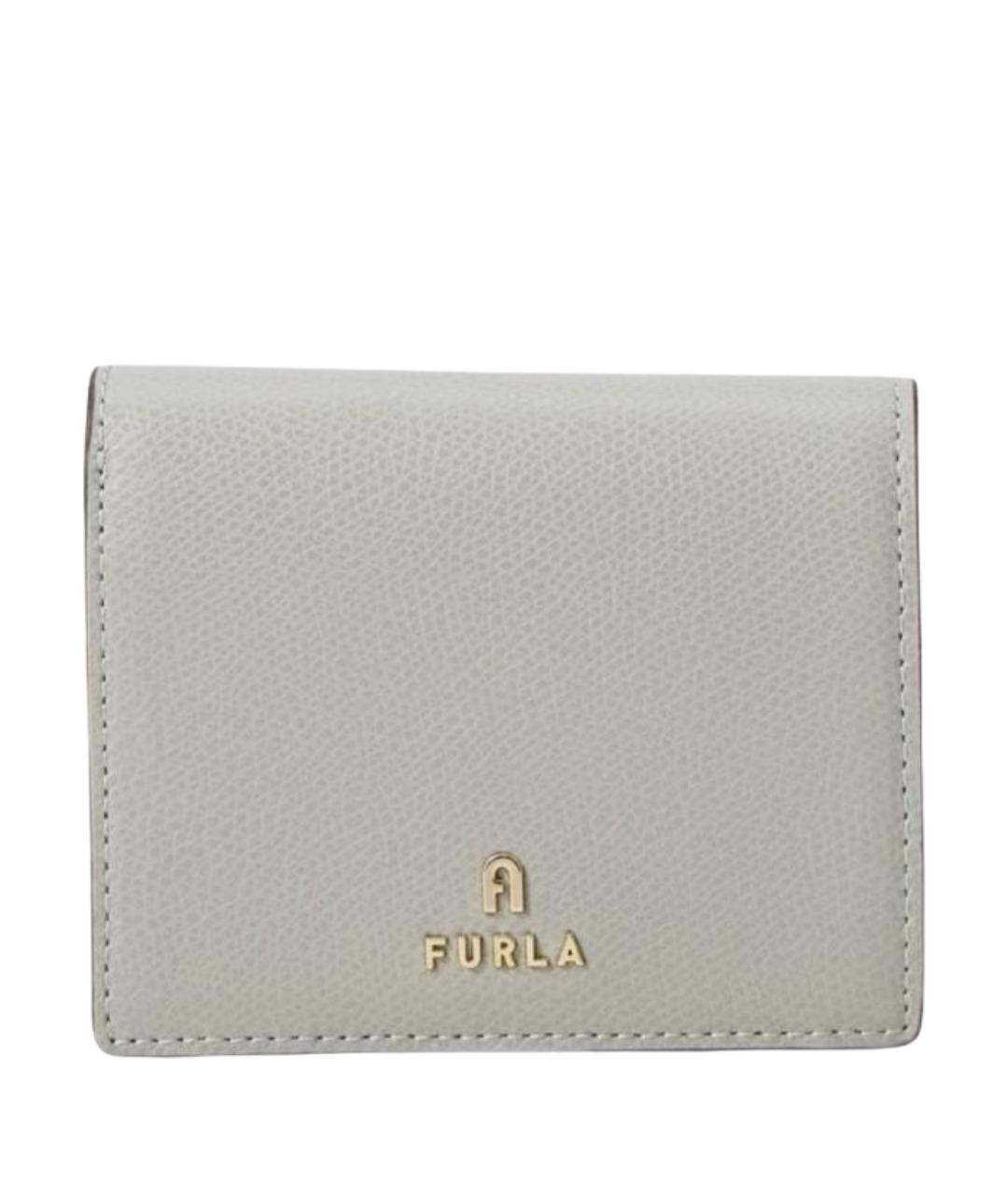 FURLA Бежевый кожаный кошелек, фото 1