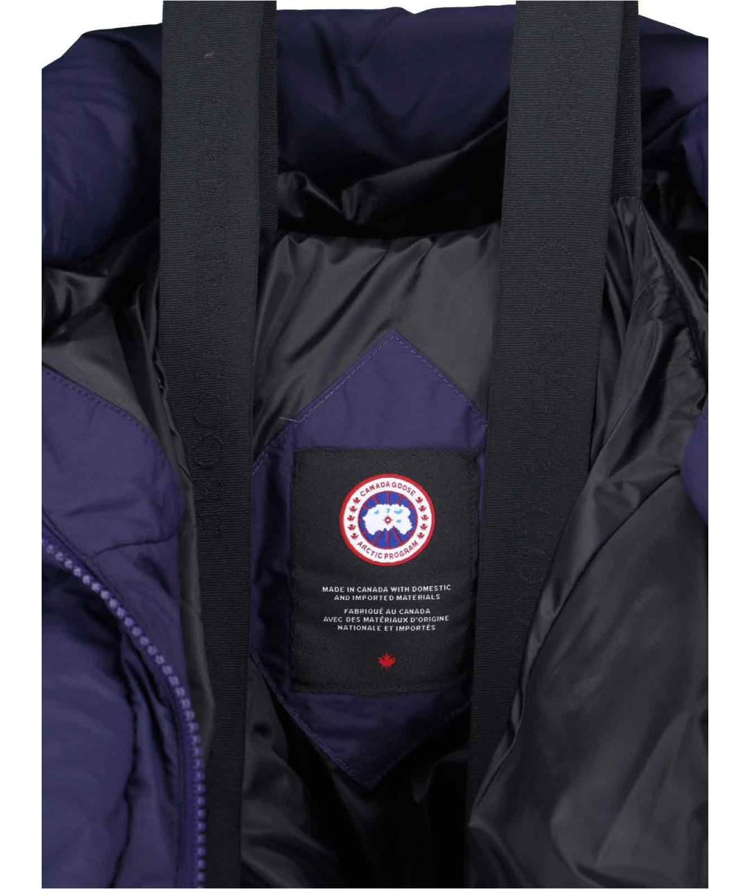 CANADA GOOSE Синяя полиамидовая куртка, фото 3