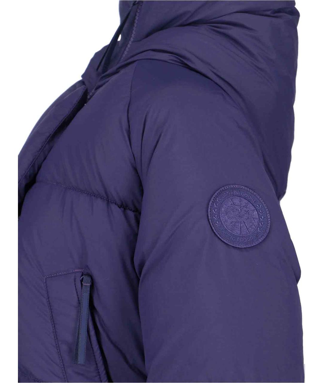 CANADA GOOSE Синяя полиамидовая куртка, фото 4