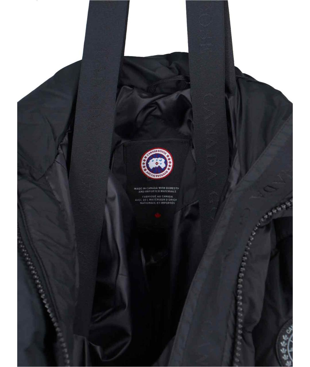 CANADA GOOSE Черная полиамидовая куртка, фото 3