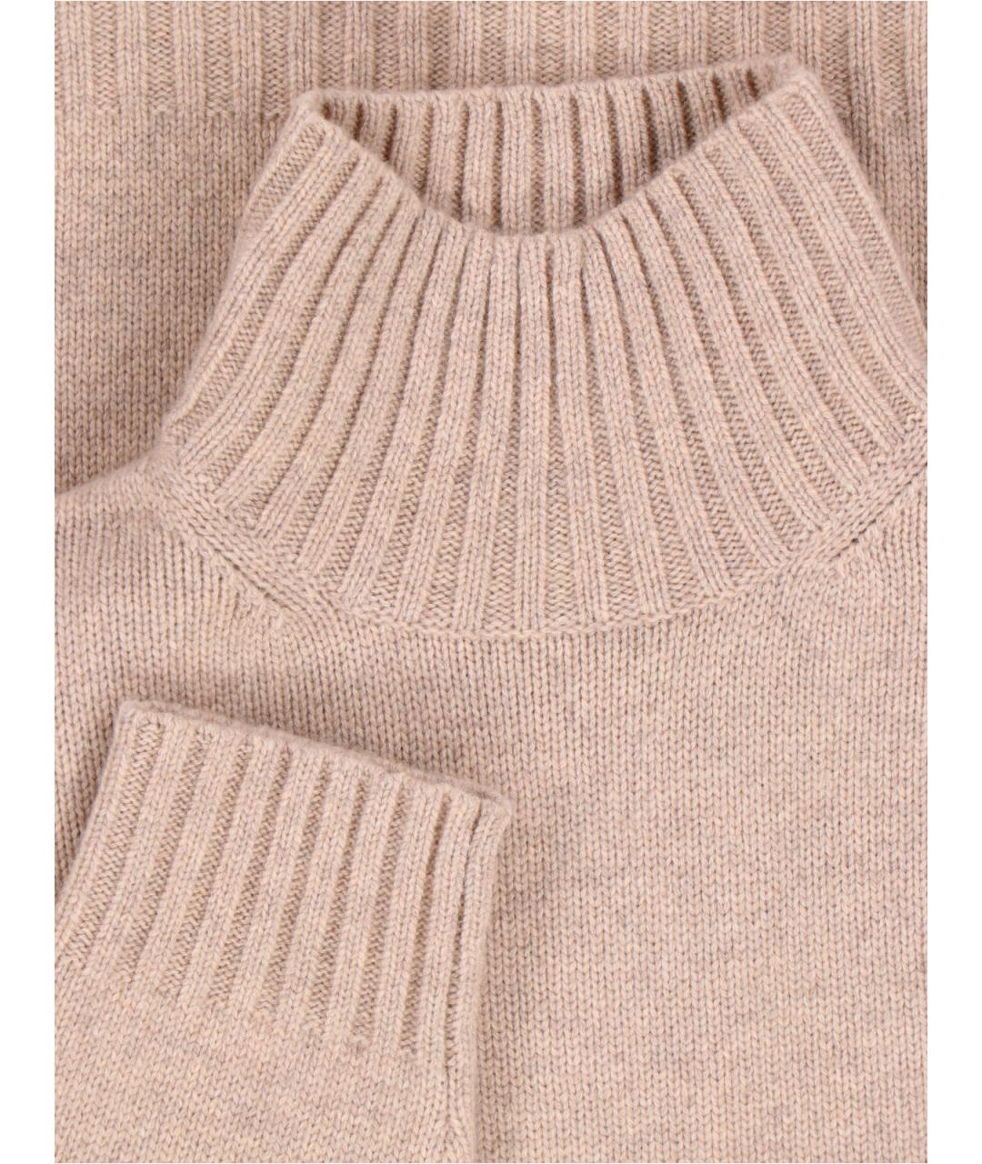 MAX MARA Бежевый кашемировый джемпер / свитер, фото 3