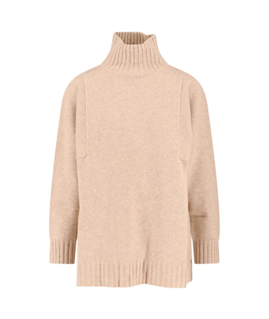 MAX MARA Бежевый кашемировый джемпер / свитер, фото 1