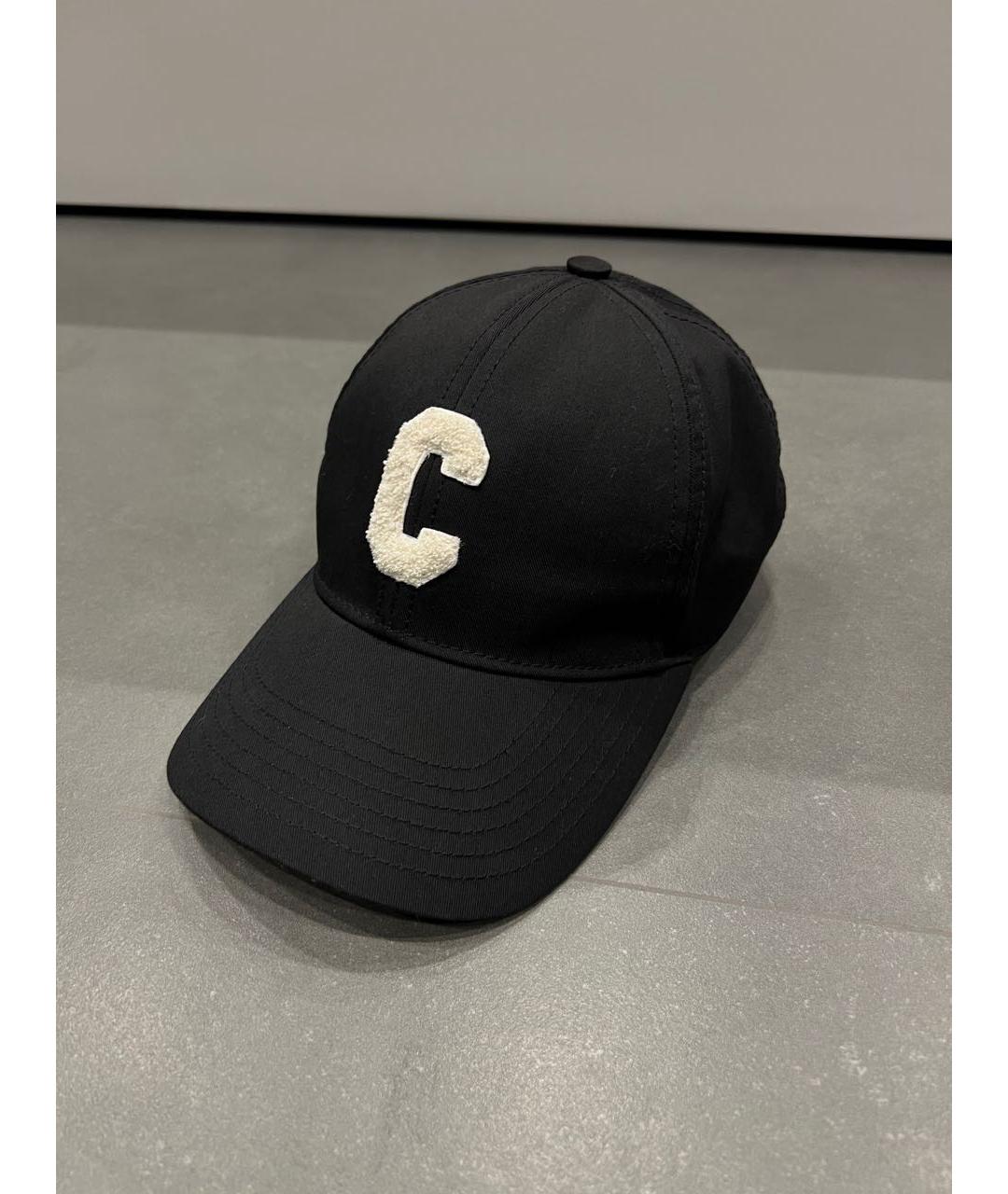 CELINE Черная хлопковая кепка, фото 2