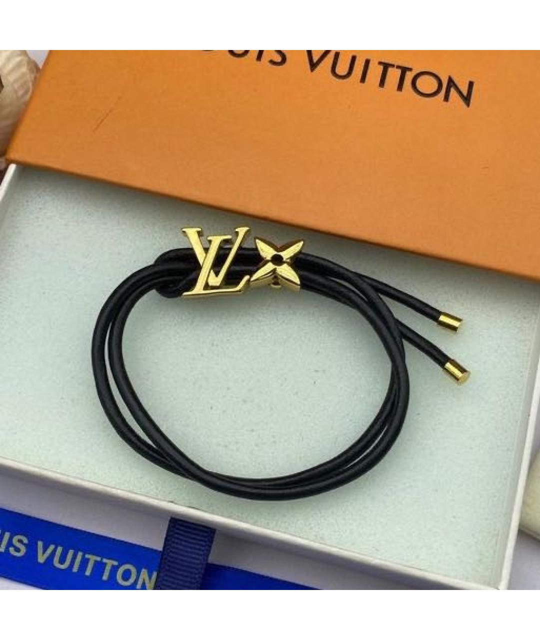 LOUIS VUITTON Черный браслет, фото 6