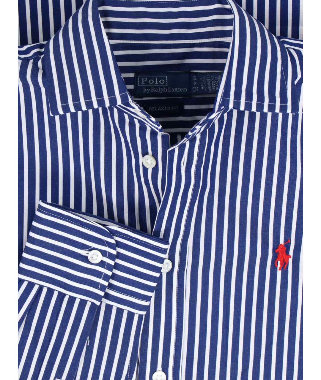 POLO RALPH LAUREN Синяя хлопковая рубашка, фото 3