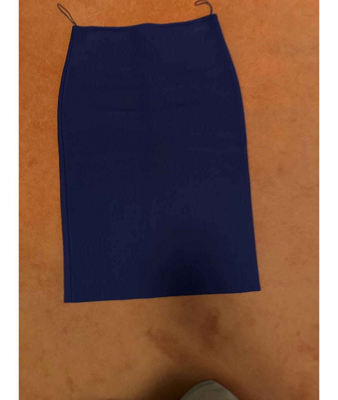 ROLAND MOURET Фиолетовая вискозная юбка миди, фото 6
