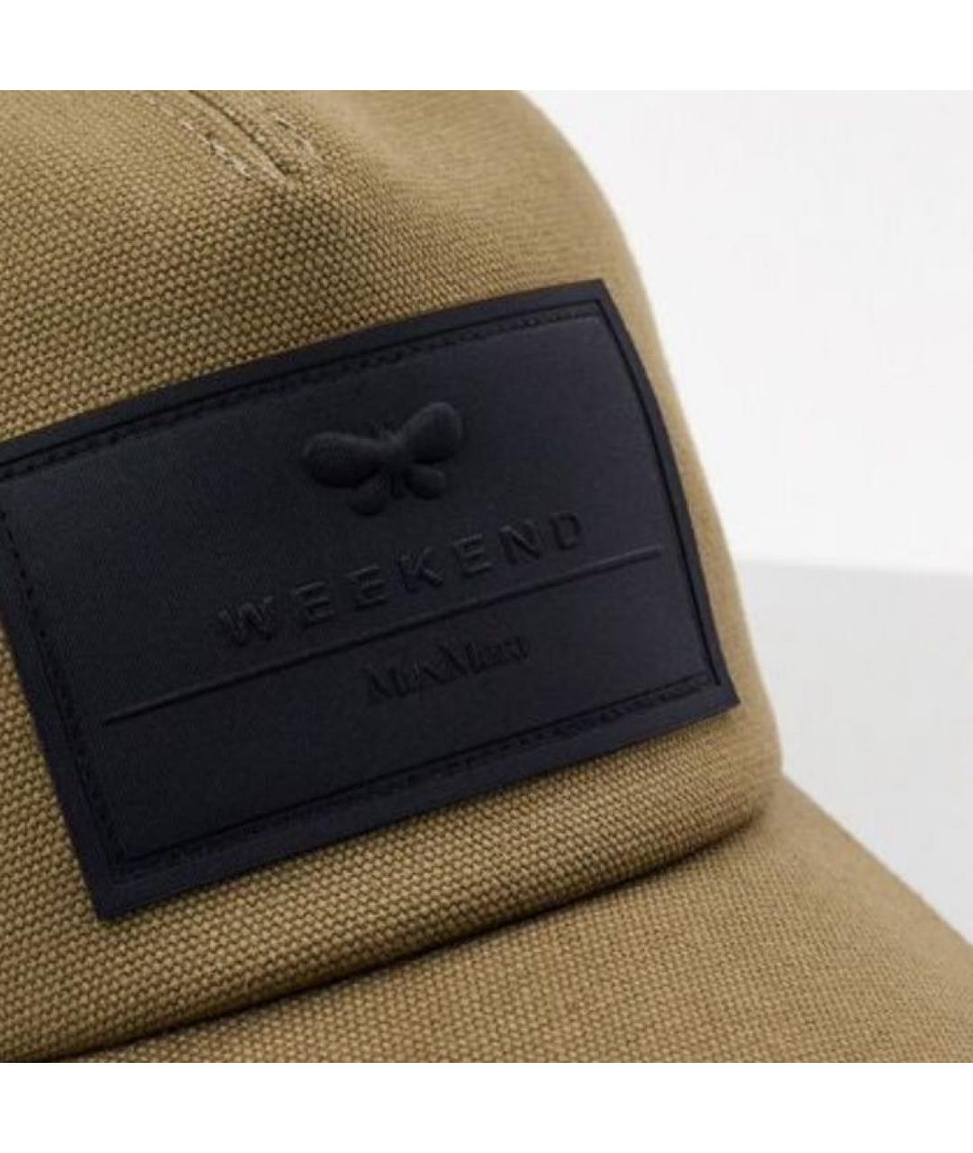 WEEKEND MAX MARA Бежевая кепка, фото 4