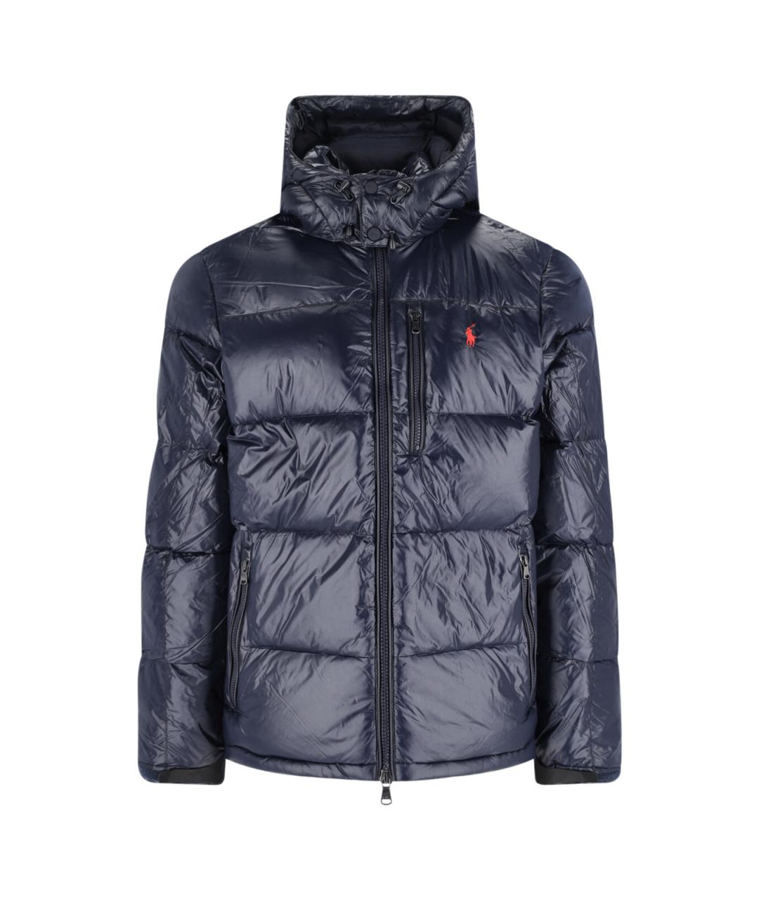 POLO RALPH LAUREN Синий полиамидовый пуховик, фото 1