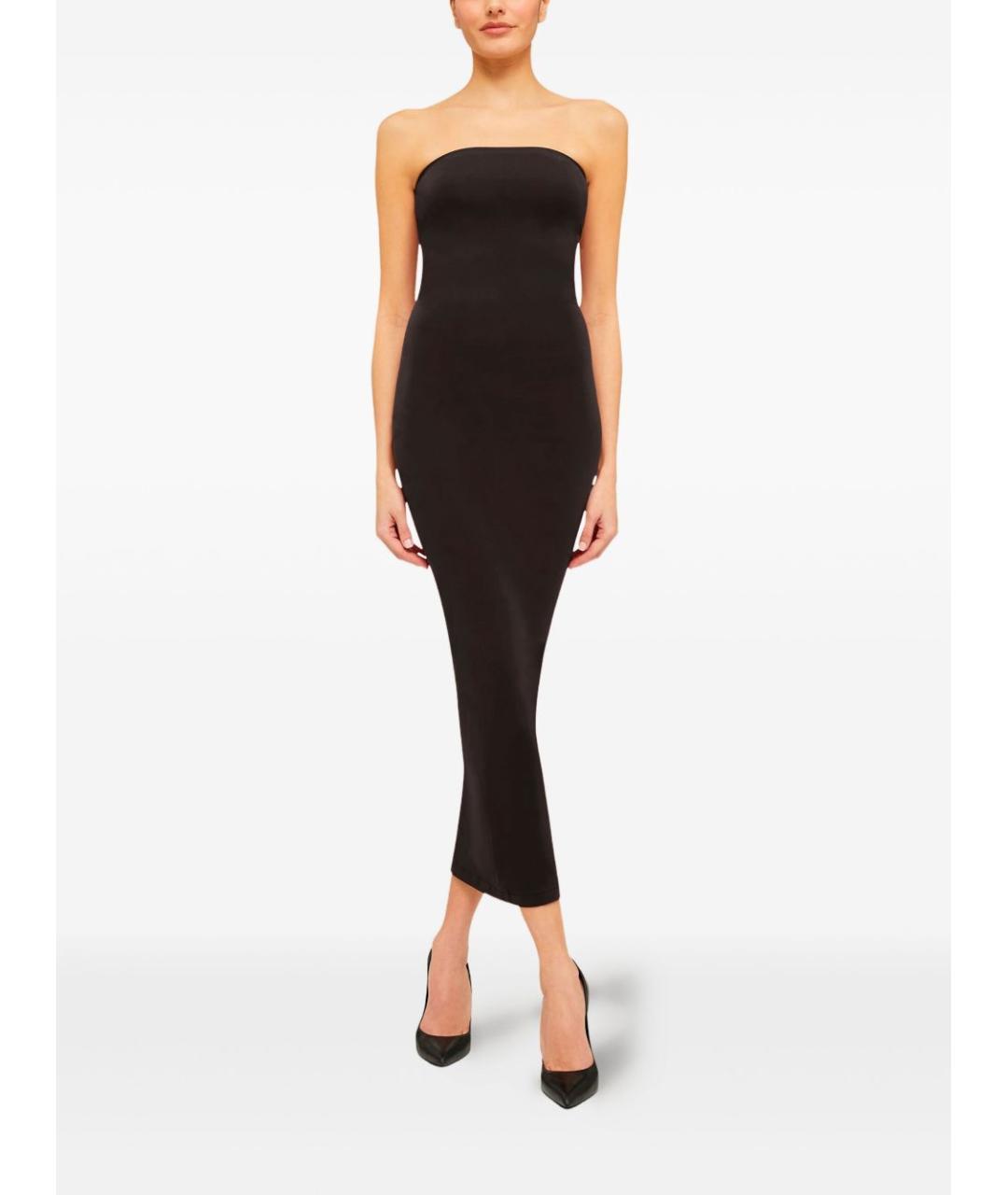 WOLFORD Коричневое полиамидовое повседневное платье, фото 4