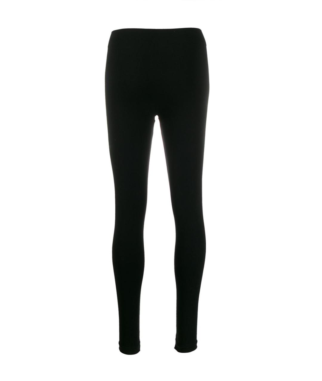 WOLFORD Черные полиамидовые прямые брюки, фото 3