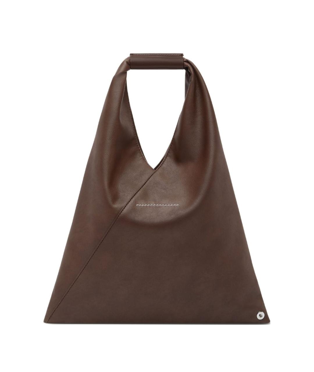 MM6 MAISON MARGIELA Коричневая сумка тоут, фото 1