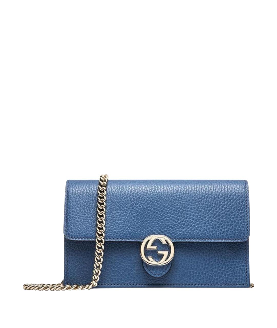 GUCCI Синяя сумка через плечо, фото 1