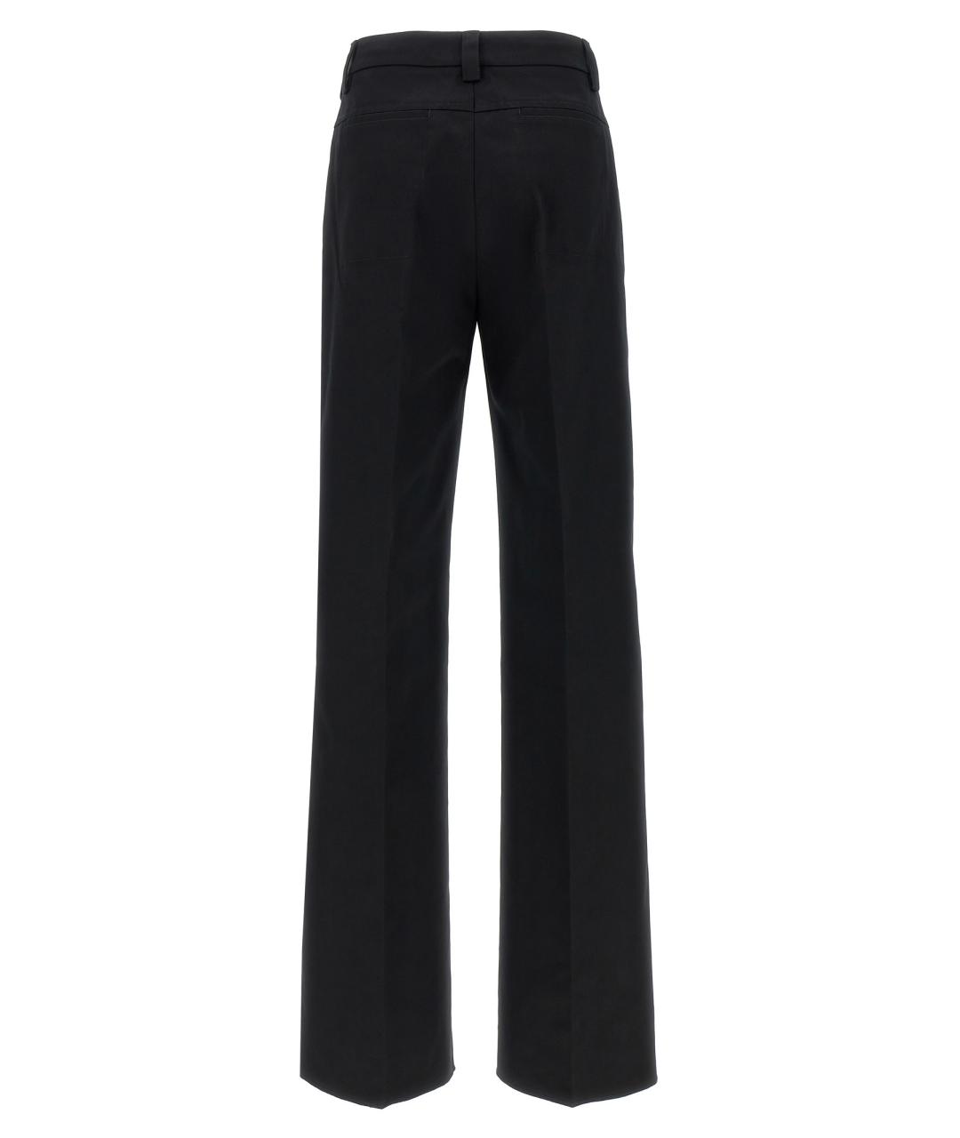 THELATEST Черные хлопковые прямые брюки, фото 2