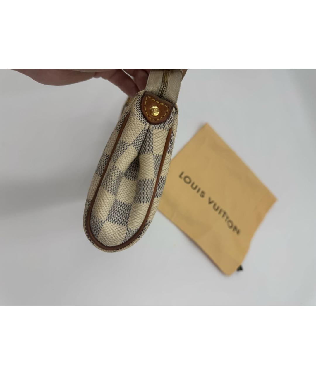 LOUIS VUITTON Белая сумка через плечо, фото 6