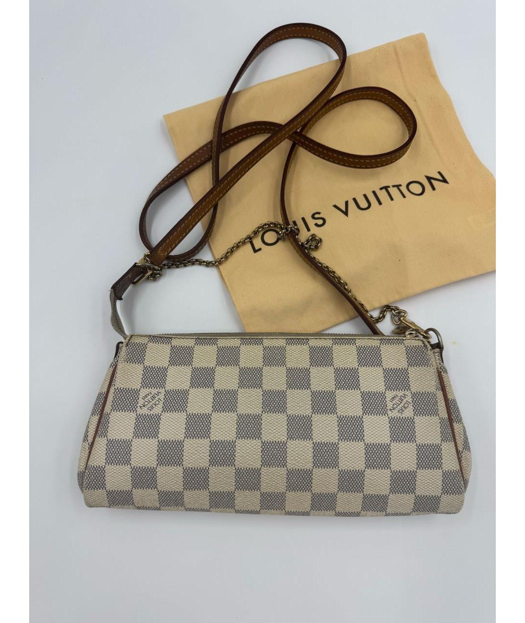 LOUIS VUITTON Белая сумка через плечо, фото 3