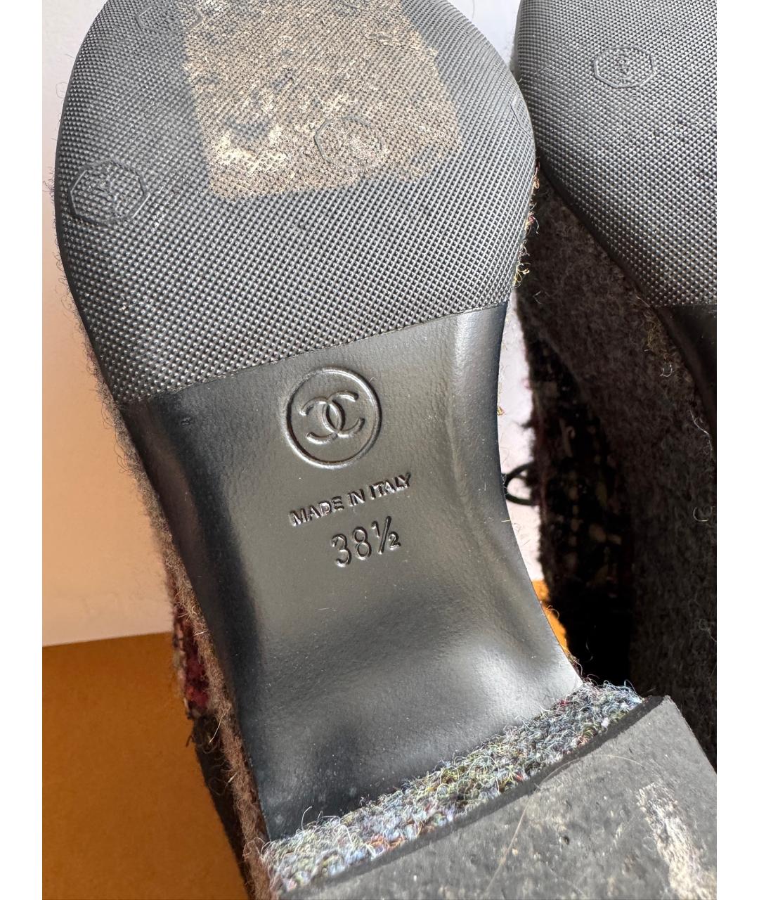 CHANEL Мульти туфли, фото 6