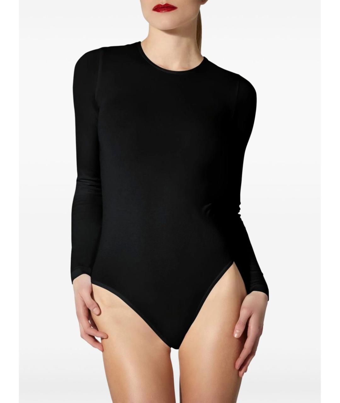 WOLFORD Черная майка, фото 4
