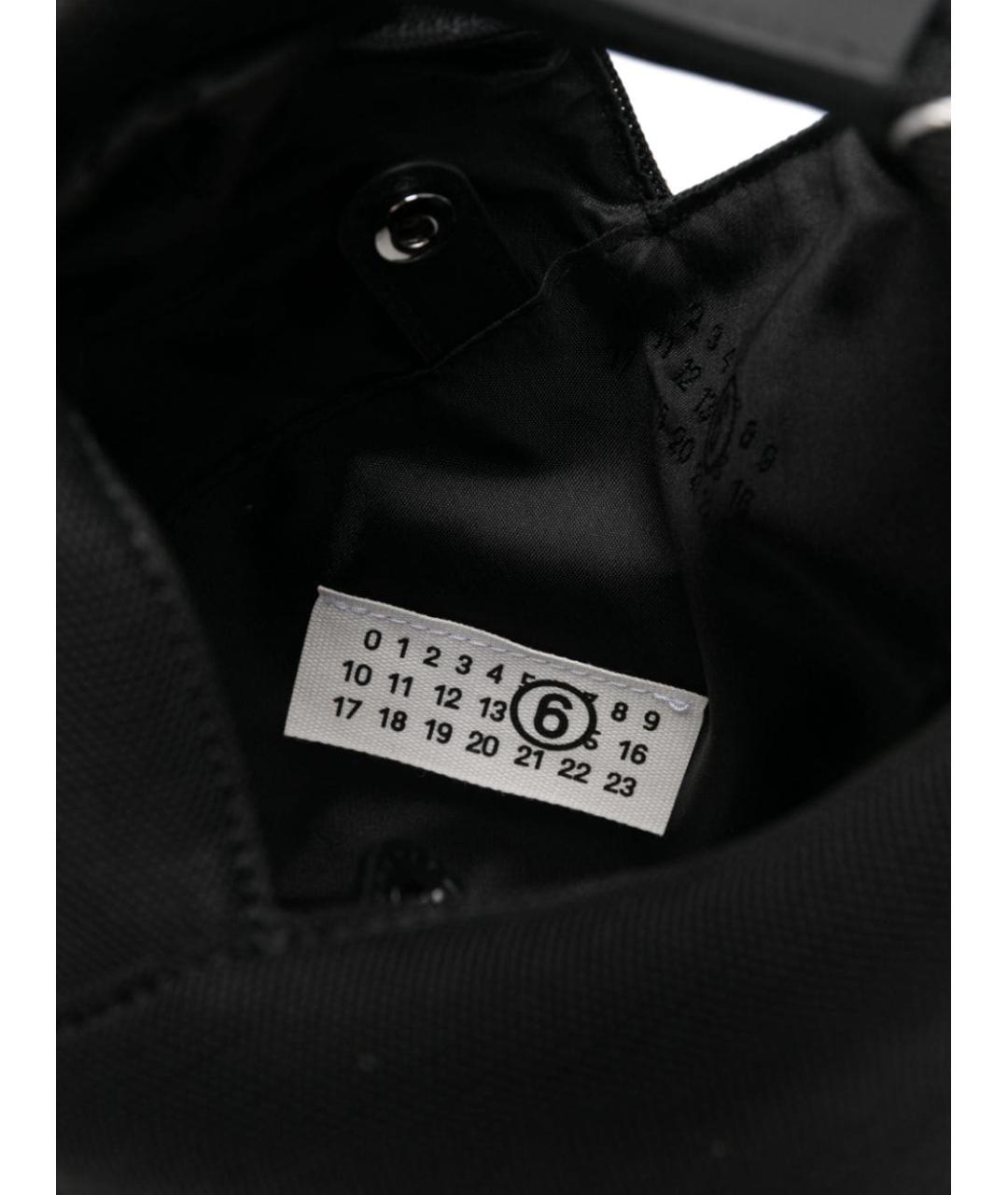 MM6 MAISON MARGIELA Черная сумка тоут, фото 2