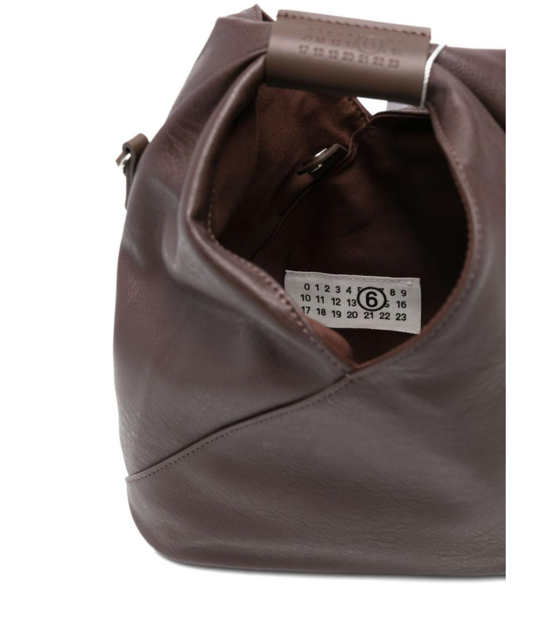 MM6 MAISON MARGIELA Коричневая сумка тоут, фото 3