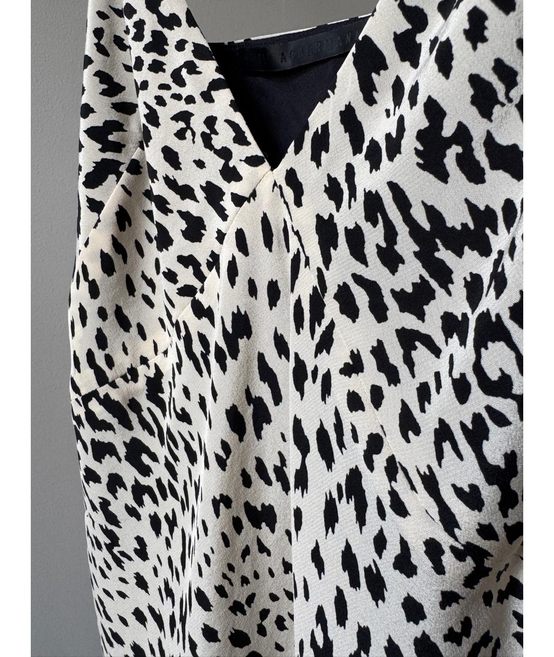 HAIDER ACKERMANN Бежевый шелковый костюм с юбками, фото 5