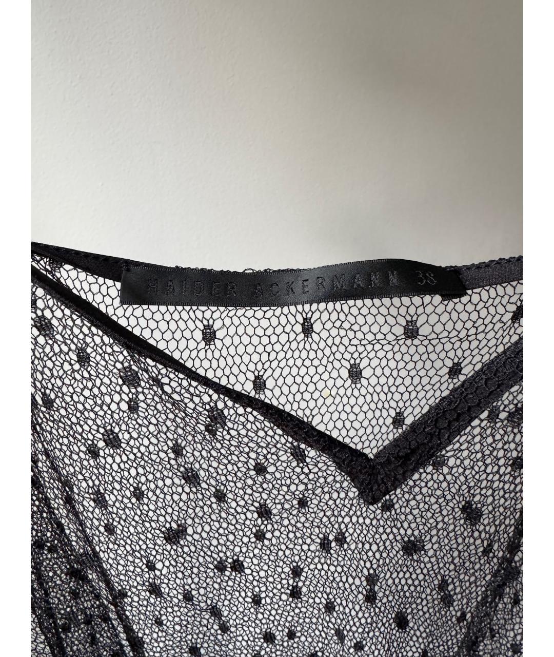 HAIDER ACKERMANN Черная майка, фото 6