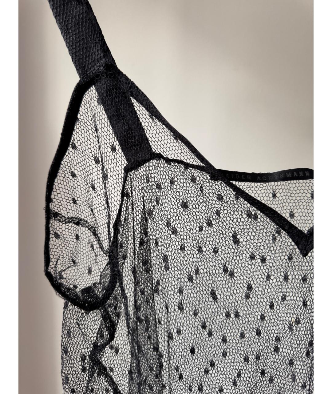 HAIDER ACKERMANN Черная майка, фото 3