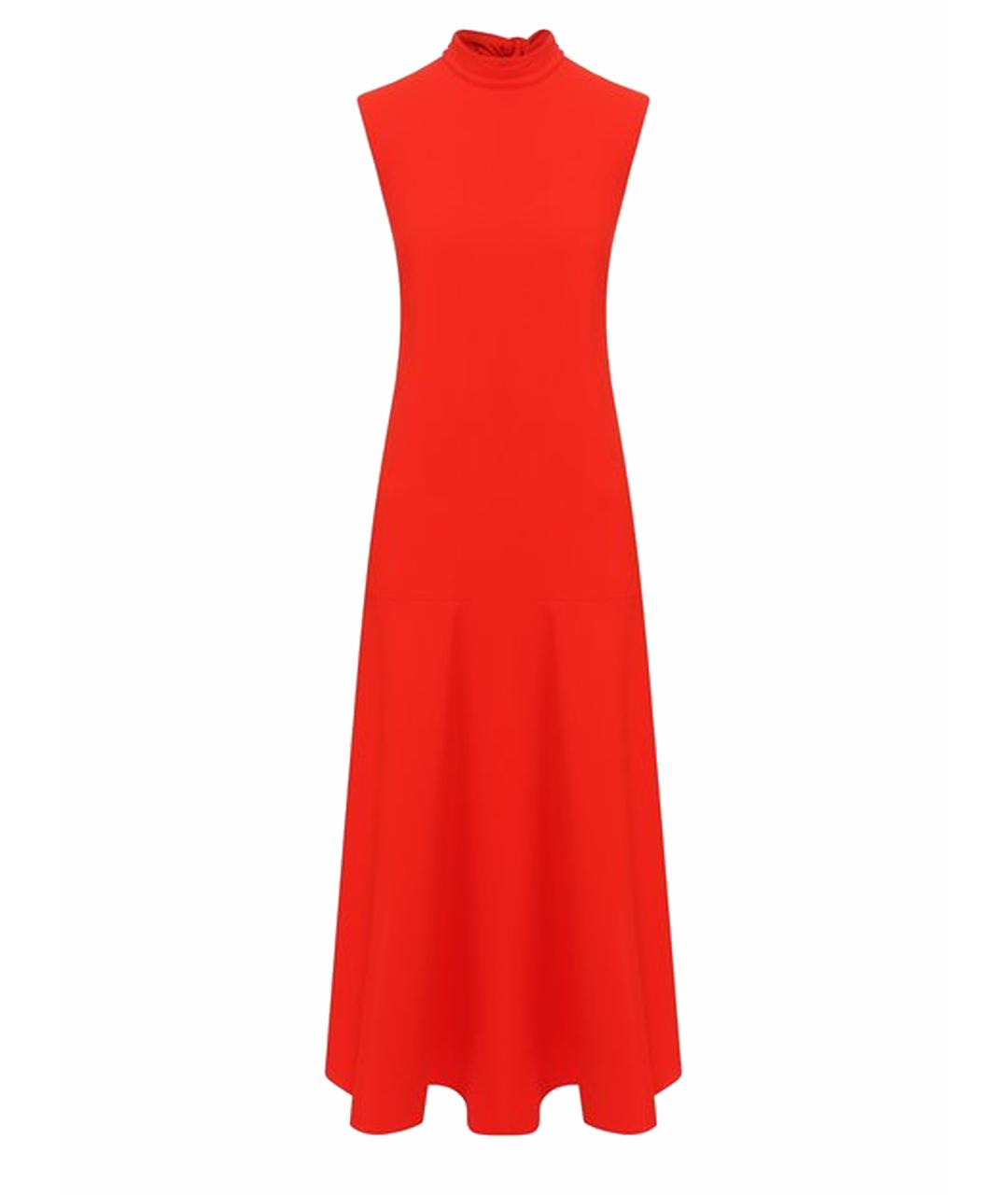 VICTORIA BECKHAM Красное полиэстеровое повседневное платье, фото 1