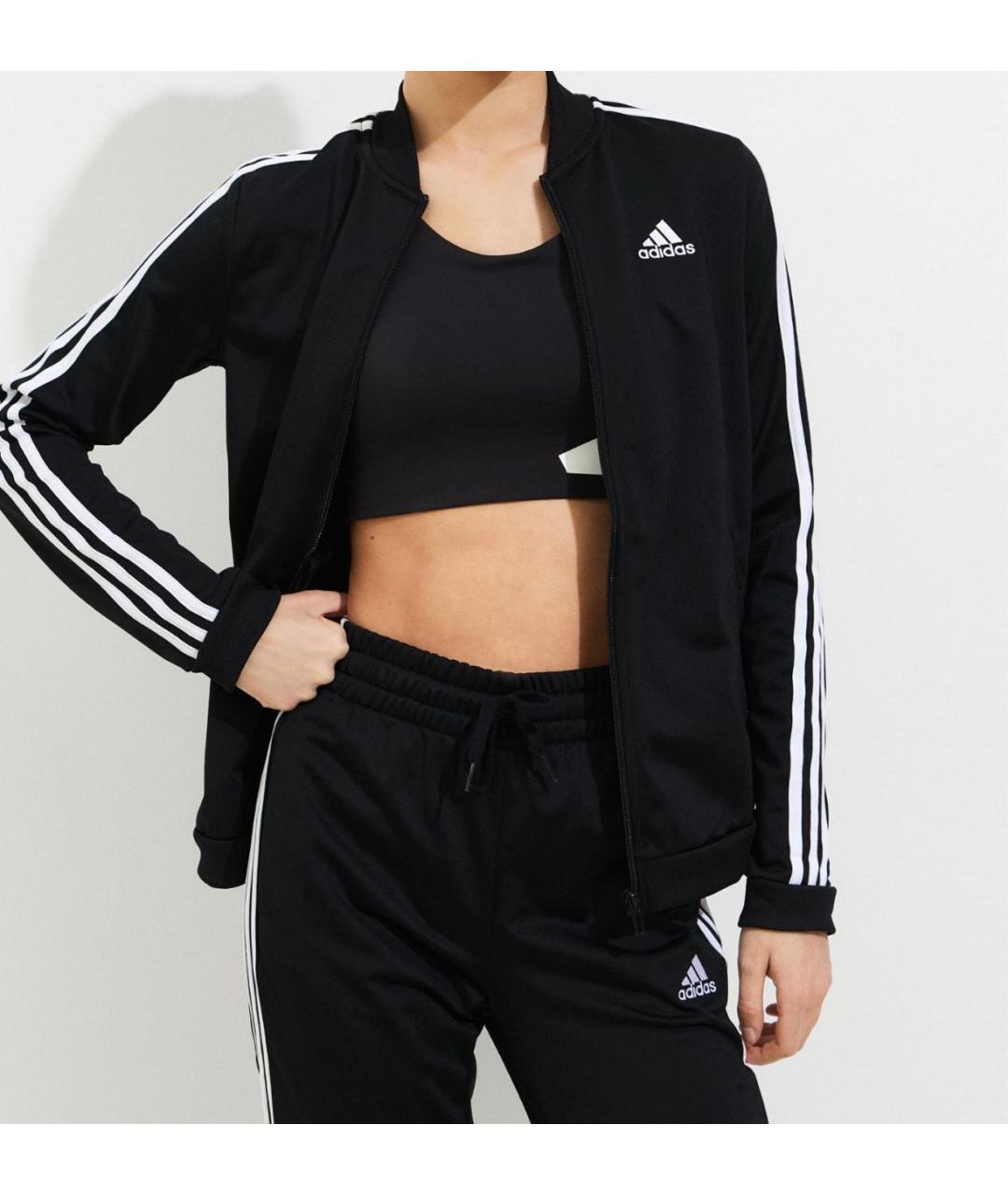 ADIDAS Черный полиэстеровый спортивные костюмы, фото 2