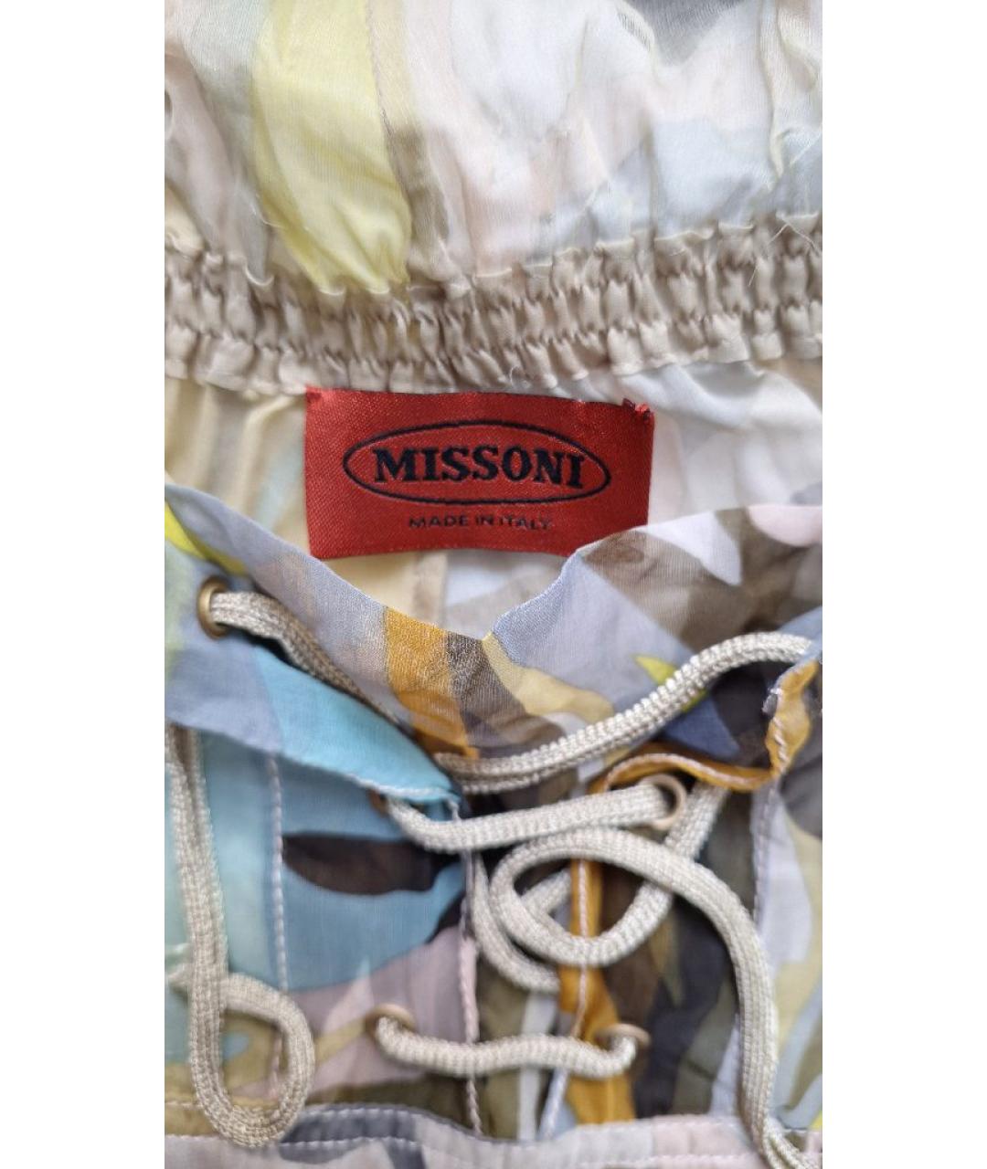 MISSONI Мульти шелковая блузы, фото 3