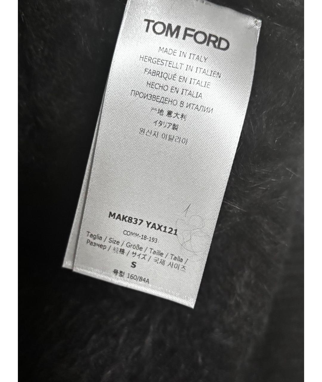 TOM FORD Черный шерстяной джемпер / свитер, фото 5