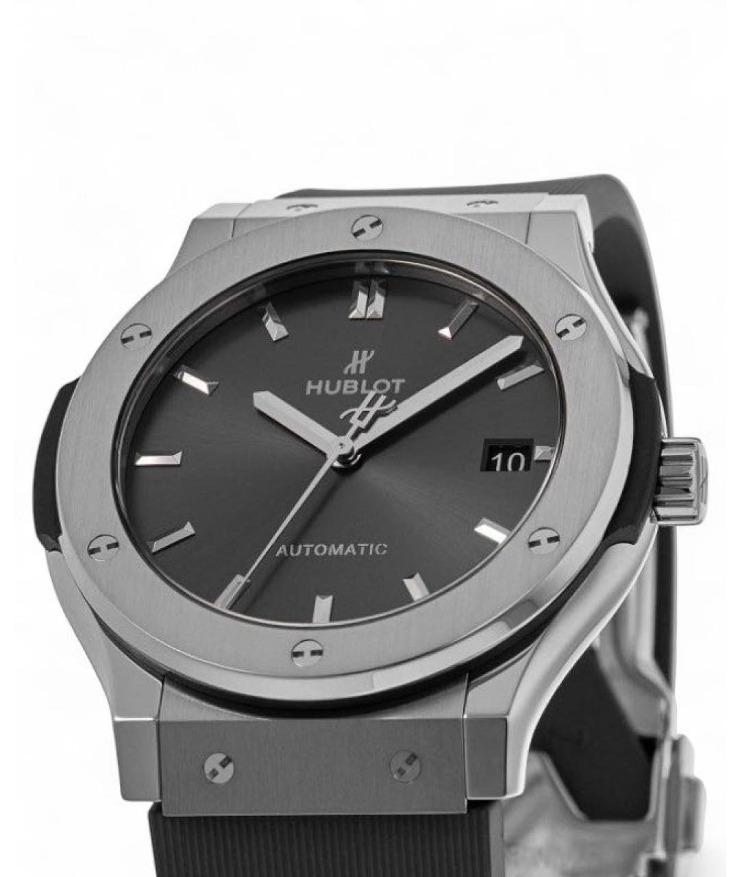 HUBLOT Антрацитовые титановые часы, фото 2