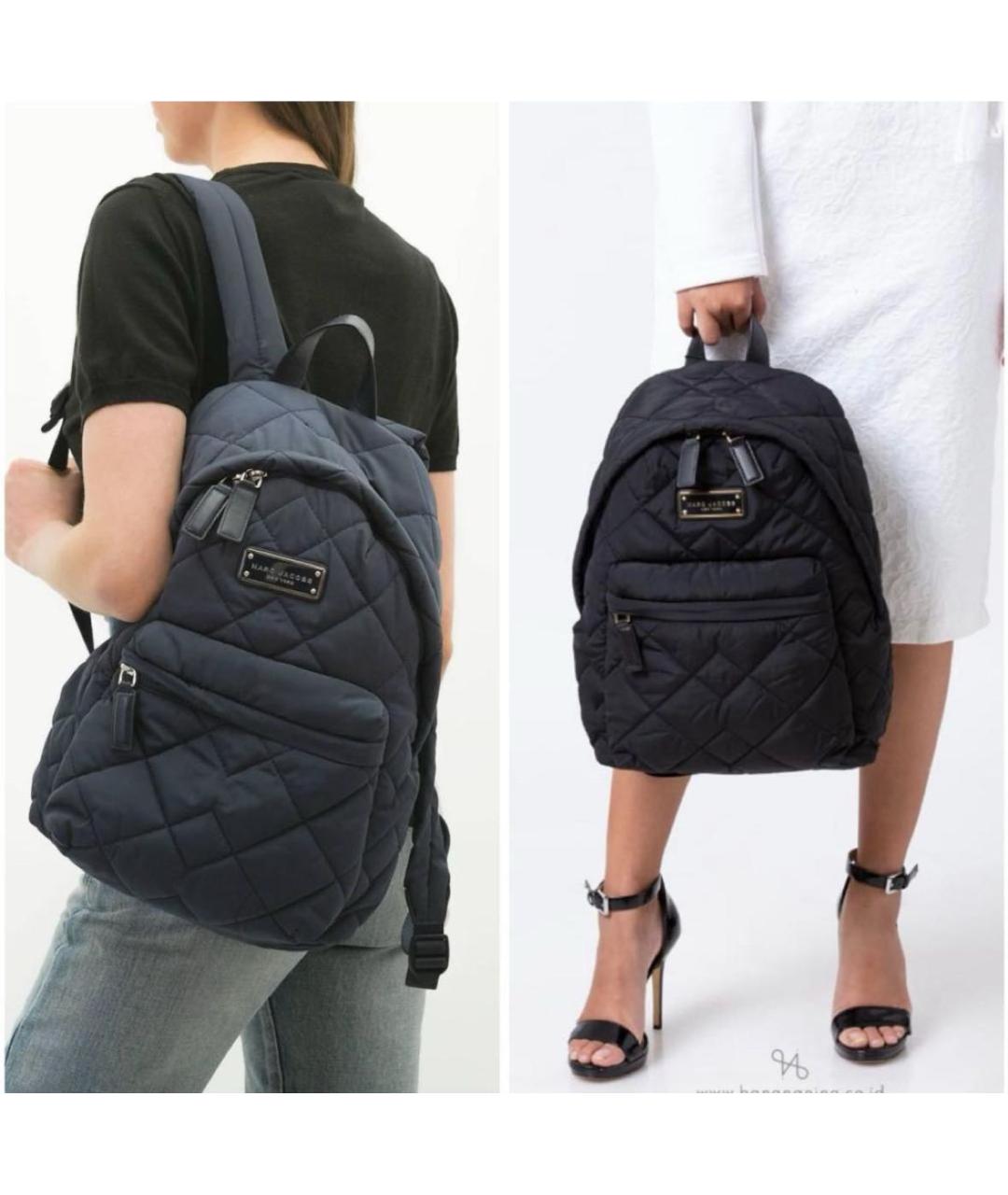 MARC JACOBS Черный тканевый рюкзак, фото 8