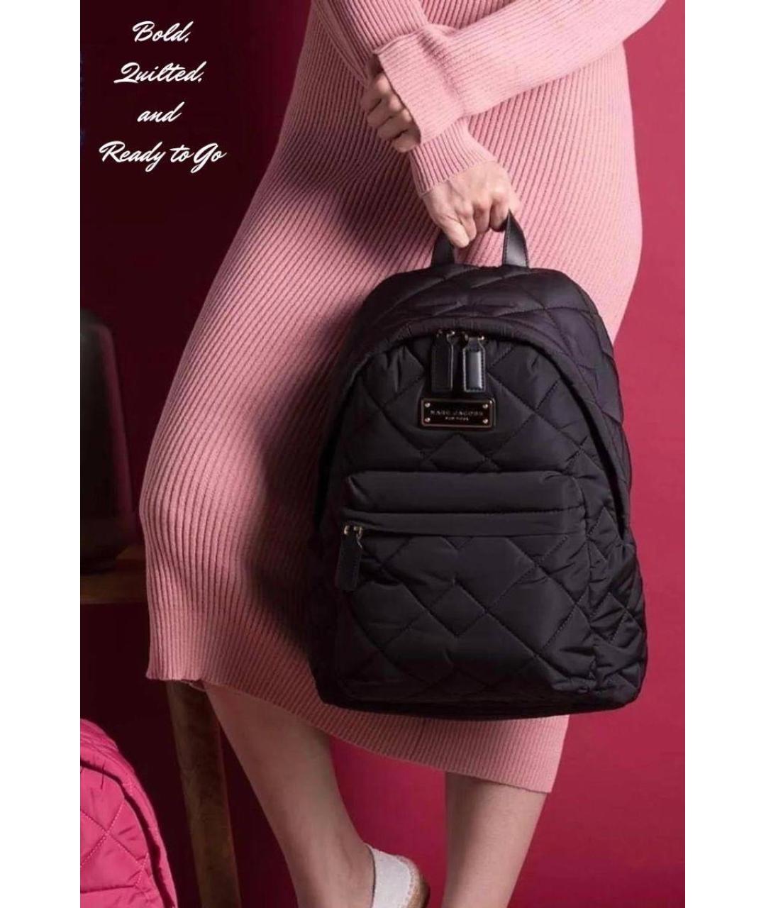 MARC JACOBS Черный тканевый рюкзак, фото 3