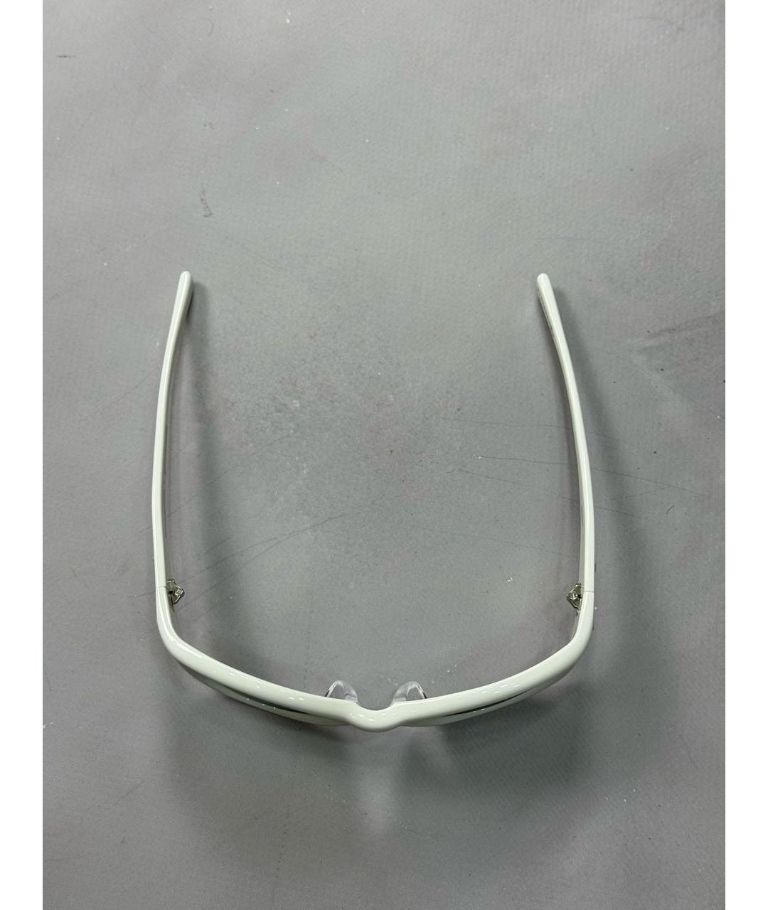 MAISON MARGIELA Белые пластиковые солнцезащитные очки, фото 5