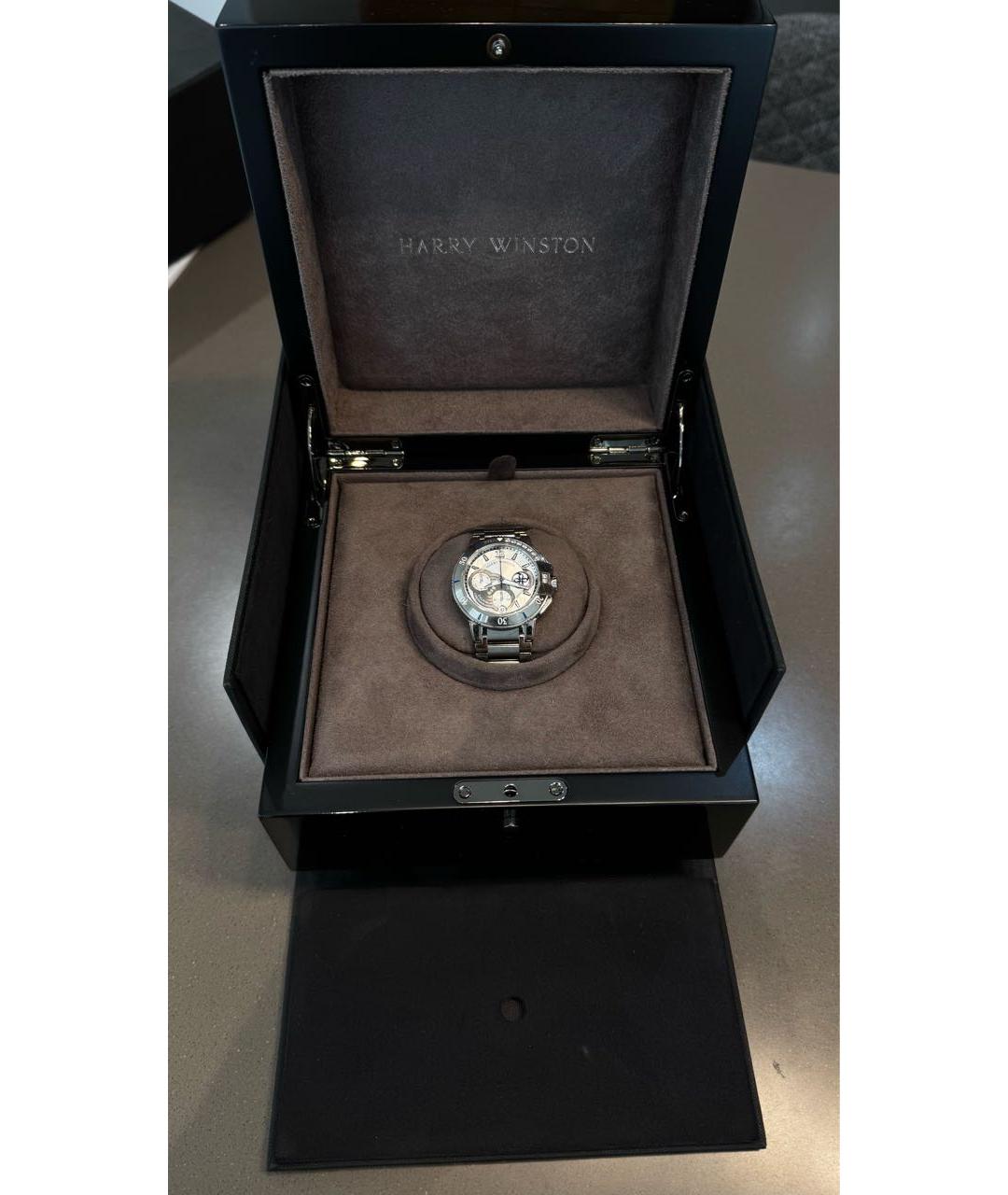 Harry Winston Антрацитовые часы, фото 5