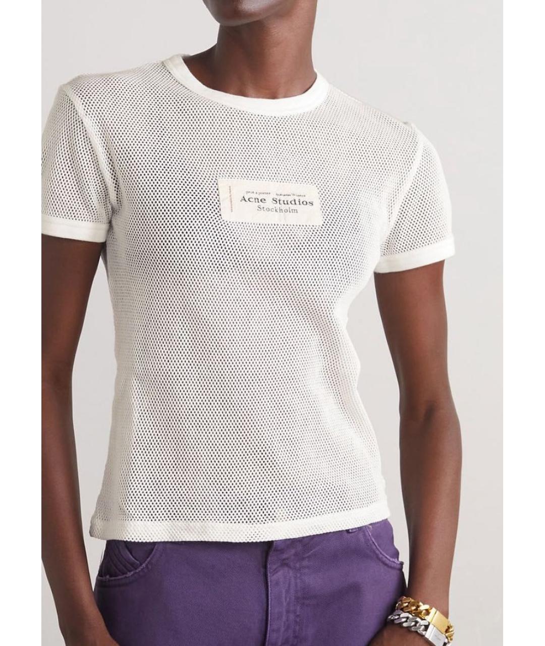 ACNE STUDIOS Белая футболка, фото 2