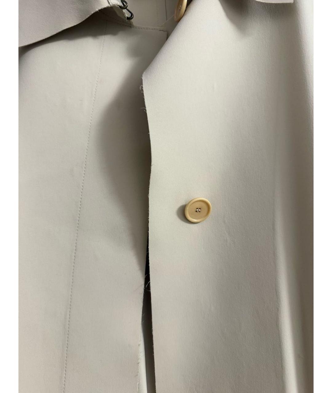 AKRIS Бежевое полиэстеровое пальто, фото 4