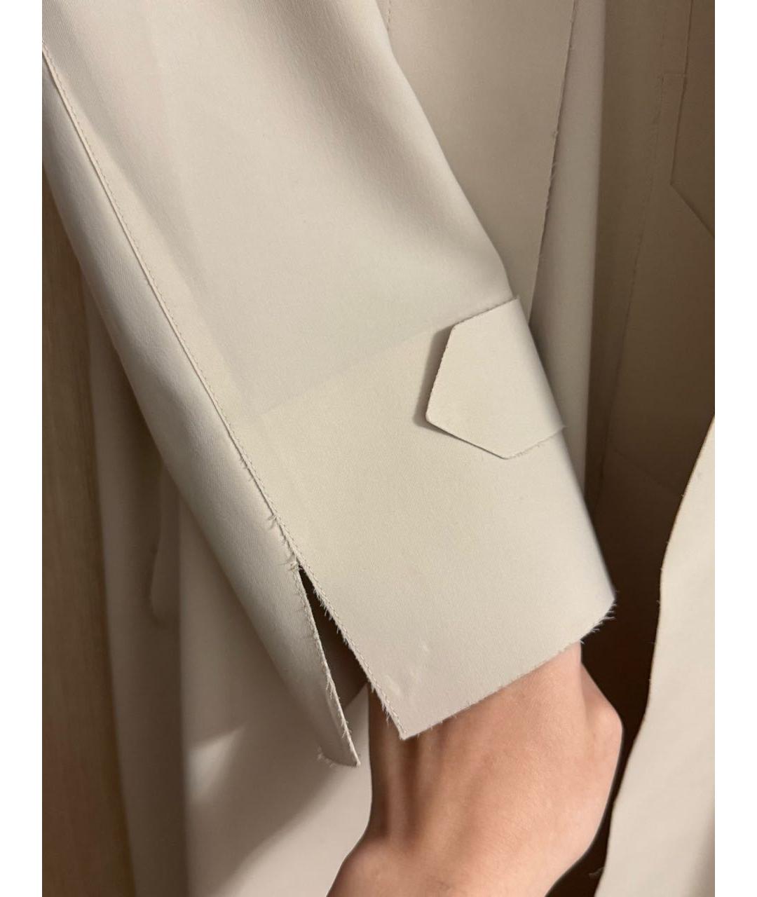 AKRIS Бежевое полиэстеровое пальто, фото 5