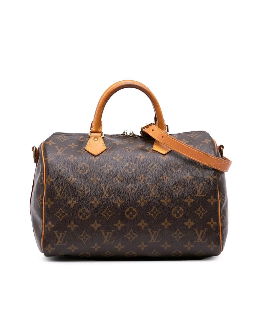 LOUIS VUITTON Коричневая сумка с короткими ручками, фото 1