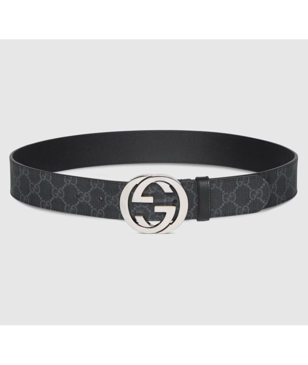 GUCCI Черный ремень, фото 3