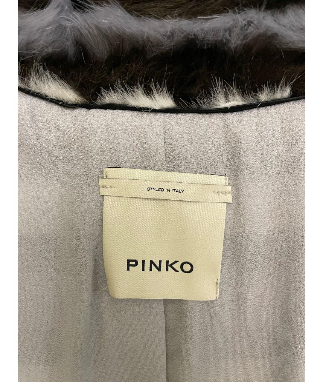PINKO Мульти полиэстеровая шуба, фото 4