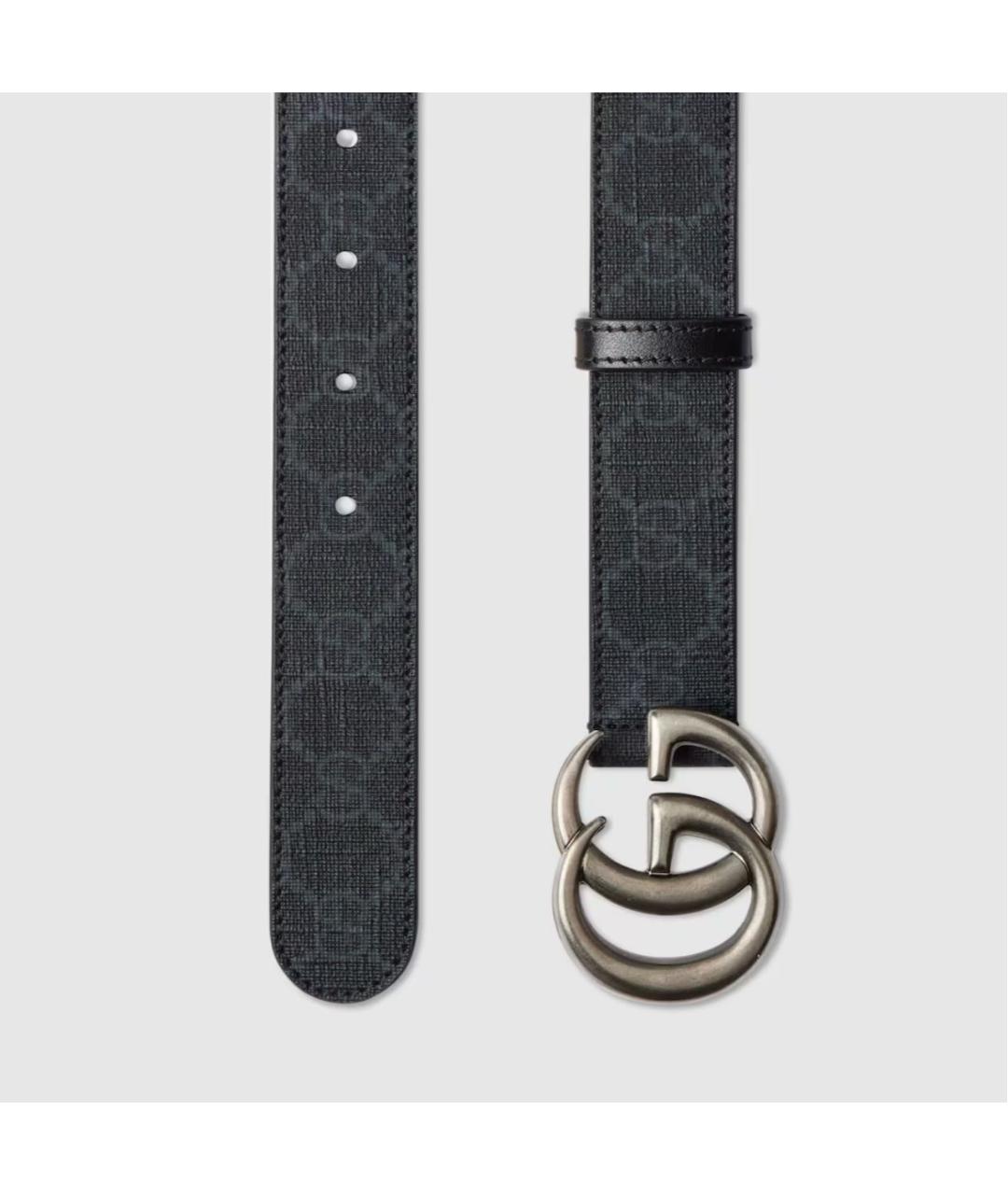 GUCCI Черный ремень, фото 2