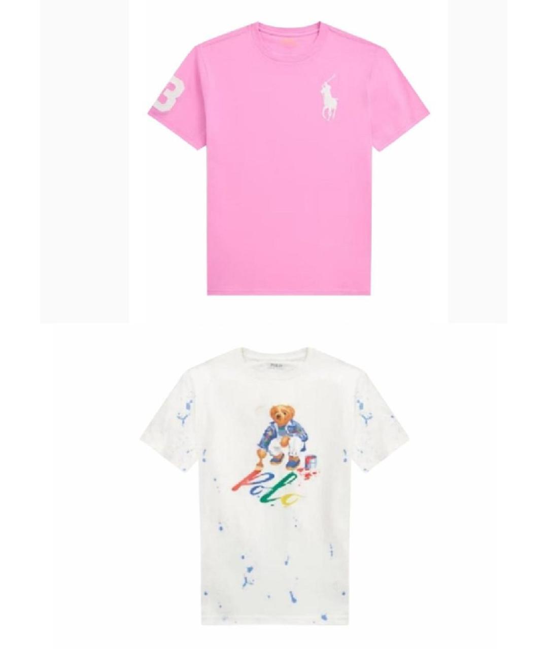 POLO RALPH LAUREN Мульти хлопковая футболка, фото 8