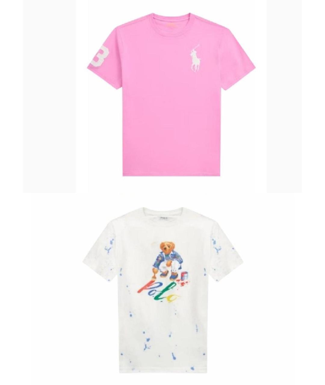 POLO RALPH LAUREN Мульти хлопковая футболка, фото 8