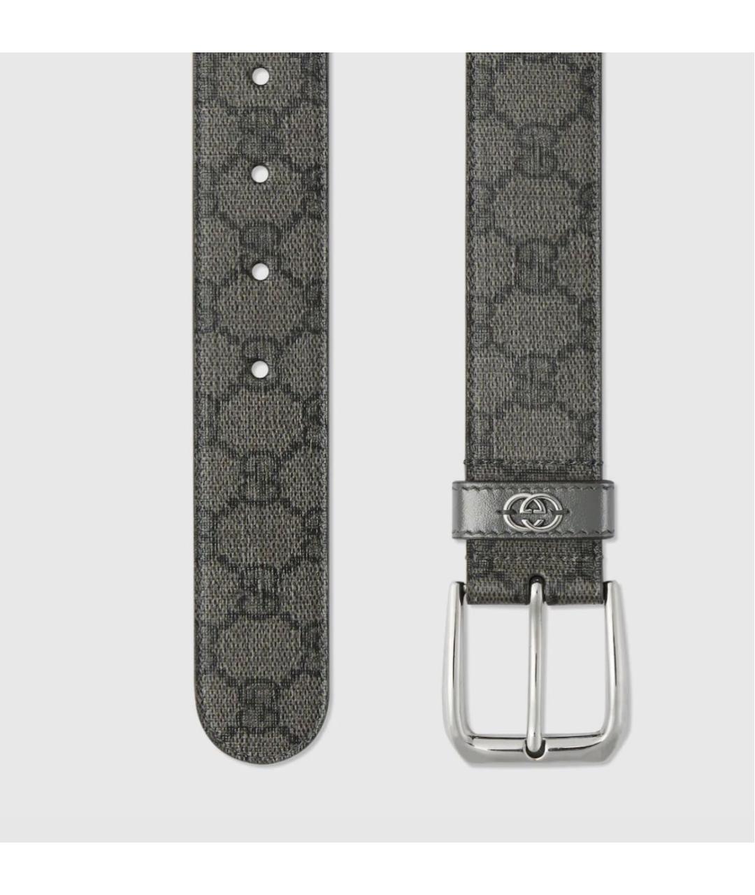 GUCCI Серый ремень, фото 2